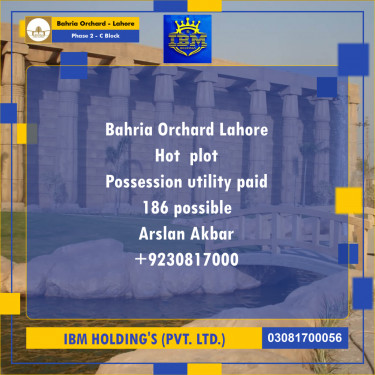 8 Marla Residential Plot for Sale in Phase 2 - C Block -  Bahria Orchard, Lahore - (BP-352032)