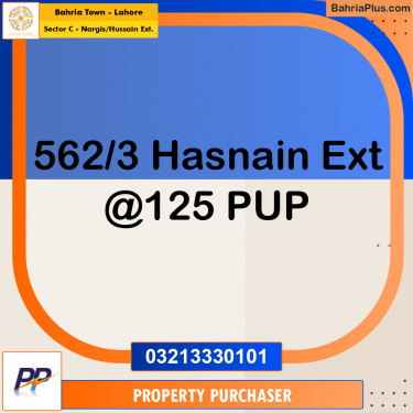 10 Marla Residential Plot for Sale in Sector C - Nargis/Hussain Ext. -  Bahria Town, Lahore - (BP-352049)
