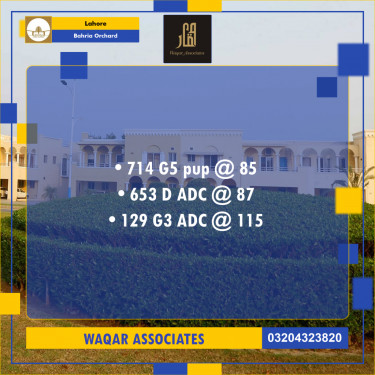 10 Marla Residential Plot for Sale in Bahria Orchard, Lahore - (BP-352130)