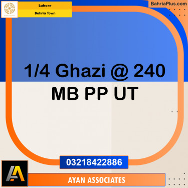 1 Kanal Residential Plot for Sale in Bahria Town, Lahore - (BP-352165)