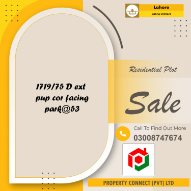 Residential Plot for Sale in Bahria Orchard, Lahore - (BP-352247)