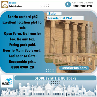 5 Marla Residential Plot for Sale in Bahria Orchard, Lahore - (BP-353195)
