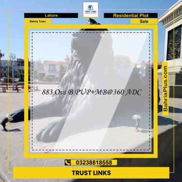 Residential Plot for Sale in Bahria Town, Lahore - (BP-353232)