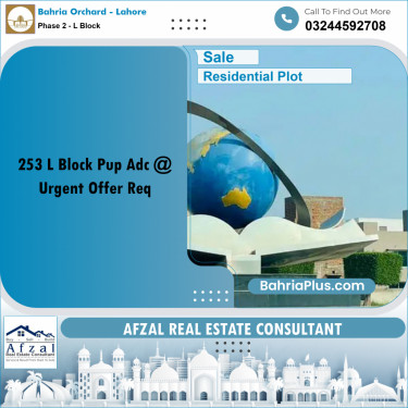 5 Marla Residential Plot for Sale in Phase 2 - L Block -  Bahria Orchard, Lahore - (BP-353349)