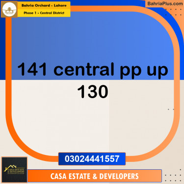 10 Marla Residential Plot for Sale in Phase 1 - Central District -  Bahria Orchard, Lahore - (BP-353380)