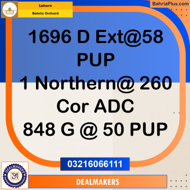 Residential Plot for Sale in Bahria Orchard, Lahore - (BP-353420)