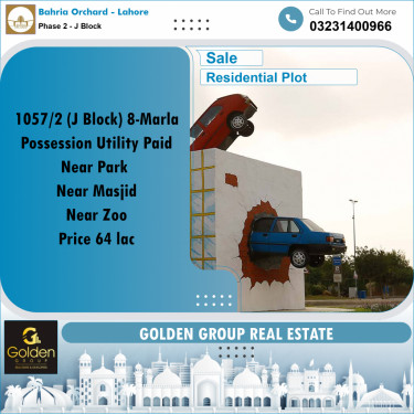 8 Marla Residential Plot for Sale in Phase 2 - J Block -  Bahria Orchard, Lahore - (BP-353611)
