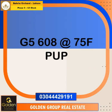 10 Marla Residential Plot for Sale in Phase 4 - G5 Block -  Bahria Orchard, Lahore - (BP-353743)
