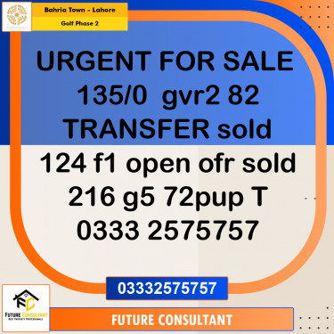 10 Marla Residential Plot for Sale in Golf Phase 2 -  Bahria Town, Lahore - (BP-353768)