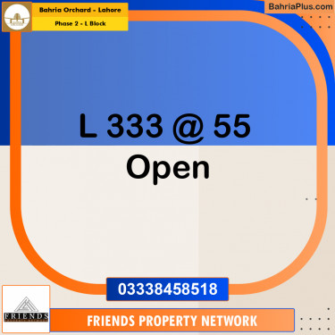 5 Marla Residential Plot for Sale in Phase 2 - L Block -  Bahria Orchard, Lahore - (BP-353826)