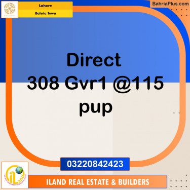 Residential Plot for Sale in Bahria Town, Lahore - (BP-354016)