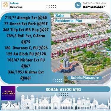 5 Marla Residential Plot for Sale in Bahria Town, Lahore - (BP-354435)