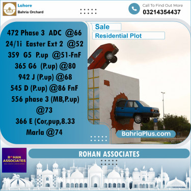 Residential Plot for Sale in Bahria Orchard, Lahore - (BP-354740)