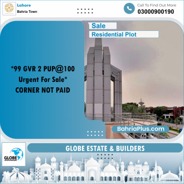 Residential Plot for Sale in Bahria Town, Lahore - (BP-354858)