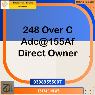 Residential Plot for Sale in Overseas C -  Bahria Town, Lahore - (BP-355176)
