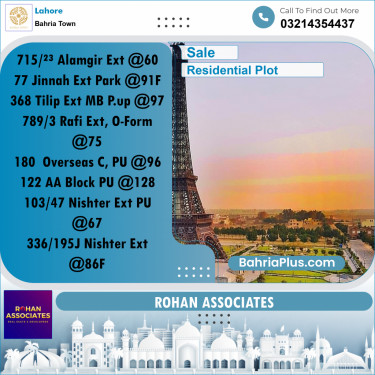 Residential Plot for Sale in Bahria Town, Lahore - (BP-355388)