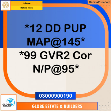 Residential Plot for Sale in Bahria Town, Lahore - (BP-355451)