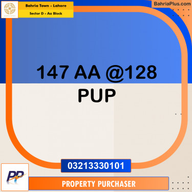5 Marla Residential Plot for Sale in Sector D - AA Block -  Bahria Town, Lahore - (BP-355577)