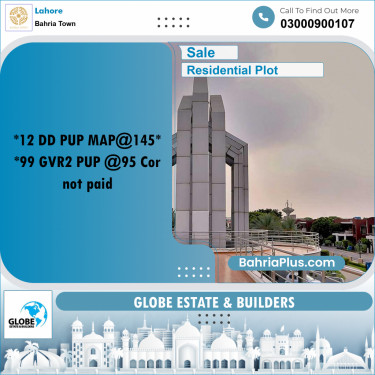 Residential Plot for Sale in Bahria Town, Lahore - (BP-355608)
