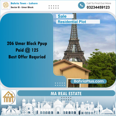5 Marla Residential Plot for Sale in Sector B - Umer Block -  Bahria Town, Lahore - (BP-355892)