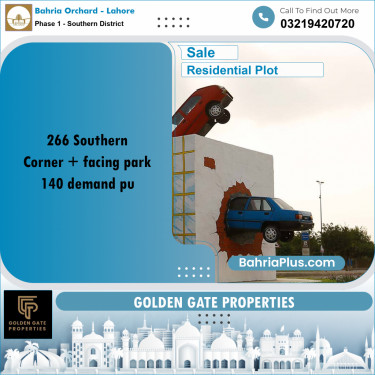 10 Marla Residential Plot for Sale in Phase 1 - Southern District -  Bahria Orchard, Lahore - (BP-356357)