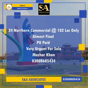 5 Marla Residential Plot for Sale in Bahria Orchard, Lahore - (BP-356410)