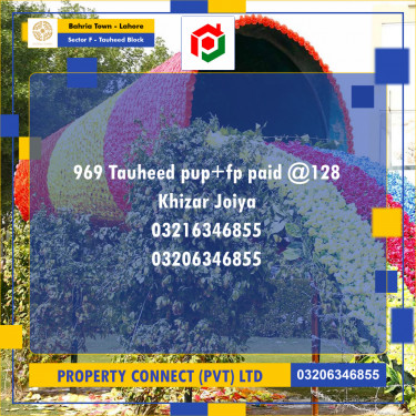 10 Marla Residential Plot for Sale in Sector F - Tauheed Block -  Bahria Town, Lahore - (BP-356438)
