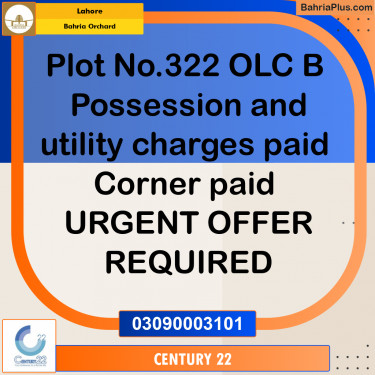 5 Marla Residential Plot for Sale in Bahria Orchard, Lahore - (BP-356525)