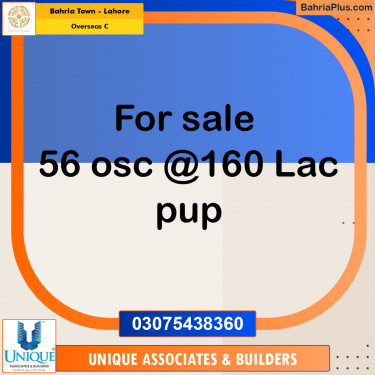 10 Marla Residential Plot for Sale in Overseas C -  Bahria Town, Lahore - (BP-356577)