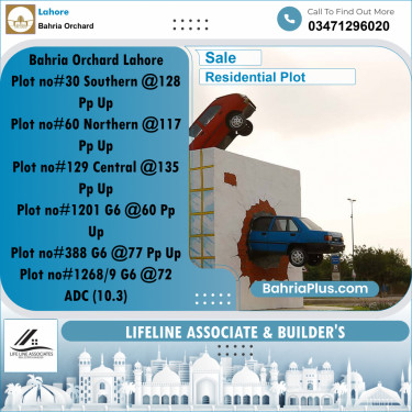 10 Marla Residential Plot for Sale in Bahria Orchard, Lahore - (BP-356730)
