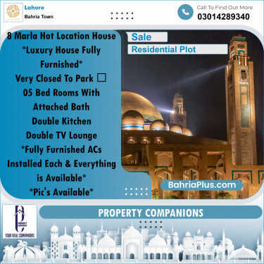 Residential Plot for Sale in Bahria Town, Lahore - (BP-356835)