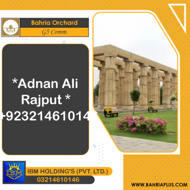 10 Marla Residential Plot for Sale in Phase 4 - G5 Commercial -  Bahria Orchard, Lahore - (BP-356898)