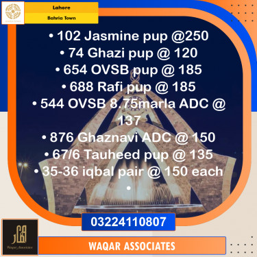 10 Marla Residential Plot for Sale in Bahria Town, Lahore - (BP-356900)