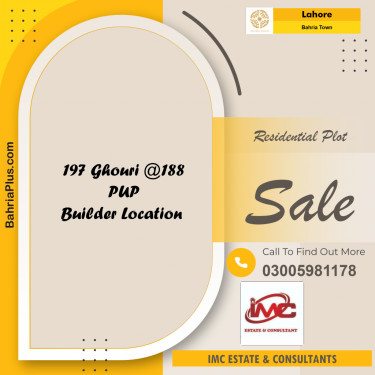 Residential Plot for Sale in Bahria Town, Lahore - (BP-357137)