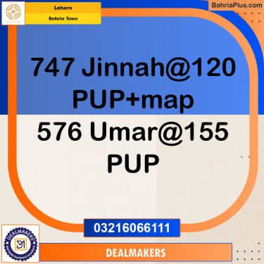 Residential Plot for Sale in Bahria Town, Lahore - (BP-357310)