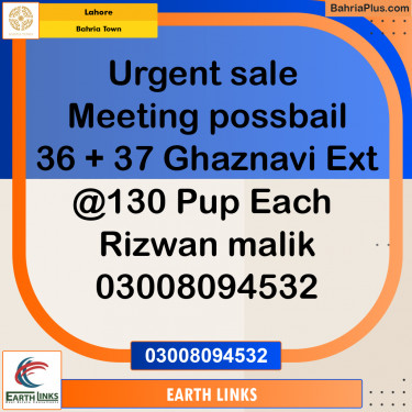 10 Marla Residential Plot for Sale in Bahria Town, Lahore - (BP-357343)