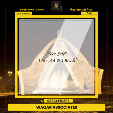 5 Marla Residential Plot for Sale in Sector D - AA Block -  Bahria Town, Lahore - (BP-357491)