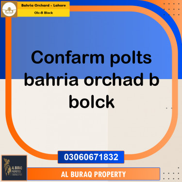 8 Marla Residential Plot for Sale in OLC-B Block -  Bahria Orchard, Lahore - (BP-357620)