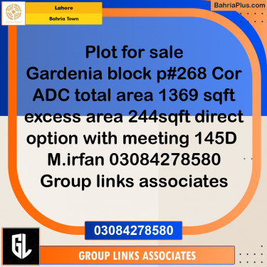 Residential Plot for Sale in Bahria Town, Lahore - (BP-358087)