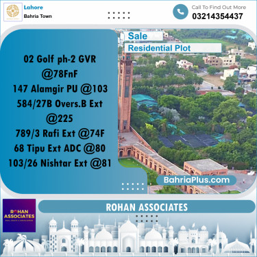 5 Marla Residential Plot for Sale in Bahria Town, Lahore - (BP-358231)