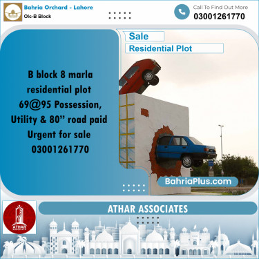 8 Marla Residential Plot for Sale in OLC-B Block -  Bahria Orchard, Lahore - (BP-358799)