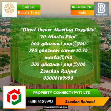 Residential Plot for Sale in Bahria Town, Lahore - (BP-359416)