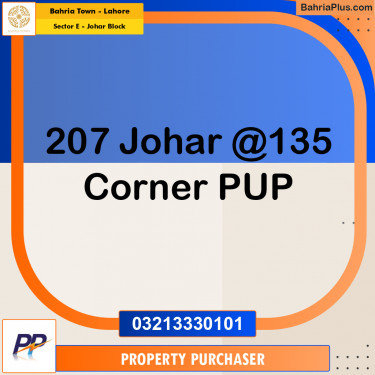 10 Marla Residential Plot for Sale in Sector E - Johar Block -  Bahria Town, Lahore - (BP-359956)