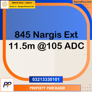 12 Marla Residential Plot for Sale in Sector C - Nargis/Hussain Ext. -  Bahria Town, Lahore - (BP-360110)