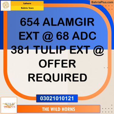 Residential Plot for Sale in Bahria Town, Lahore - (BP-360294)