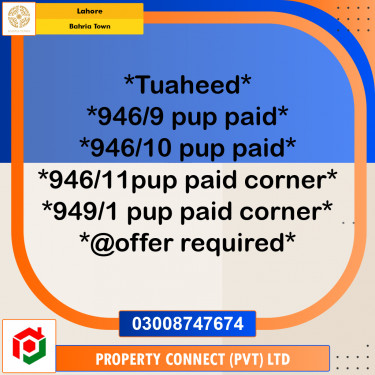 Residential Plot for Sale in Bahria Town, Lahore - (BP-360384)