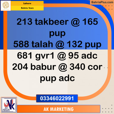 10 Marla Residential Plot for Sale in Bahria Town, Lahore - (BP-360938)