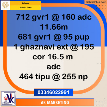 10 Marla Residential Plot for Sale in Bahria Town, Lahore - (BP-361626)