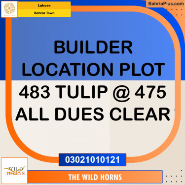 Residential Plot for Sale in Bahria Town, Lahore - (BP-361926)