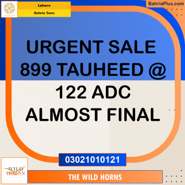 Residential Plot for Sale in Bahria Town, Lahore - (BP-361929)